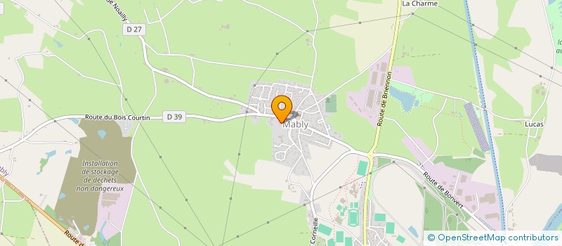 localisation de l'entreprise ASSOCIATION DES CLASSES EN 5 MABLY  MABLY