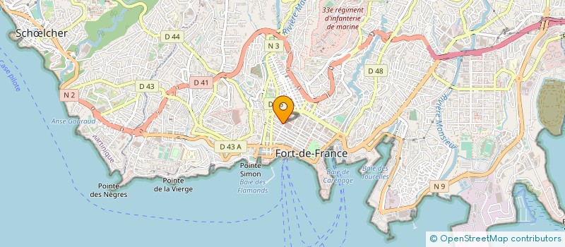 localisation de l'entreprise ASSOCIATION DES CLUBS DES AINES DE FORT DE FRANCE à FORT-DE-FRANCE