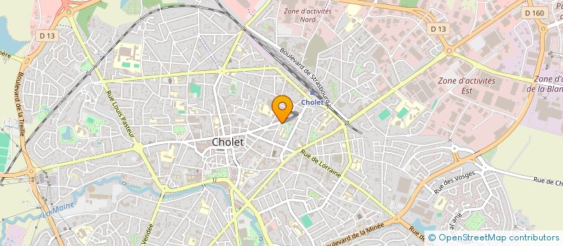 localisation de l'entreprise ASSOCIATION DES CLUBS SERVICE DU CHOLETAIS à CHOLET