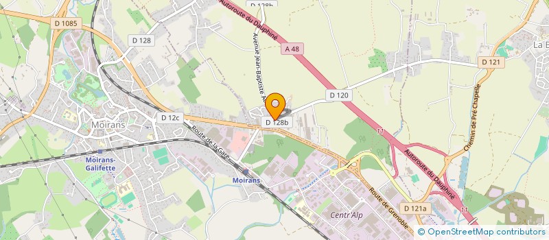 localisation de l'entreprise ASSOCIATION DES COLLECTIFS ENFANTS PARENTS PROFESSIONNELS DE L'ISERE  SAINT-JEAN-DE-MOIRANS