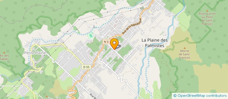 localisation de l'entreprise ASSOCIATION DES COLLECTIONNEURS ET BROCANTEURS PALMIPLAINOIS à LA PLAINE-DES-PALMISTES