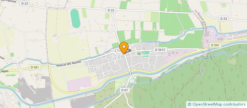 localisation de l'entreprise ASSOCIATION DES COLLINES DE DURANCE  CHARLEVAL