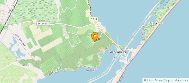 localisation de l'entreprise ASSOCIATION DES COMBATTANTS DE VIC LA GARDIOLE  VIC-LA-GARDIOLE