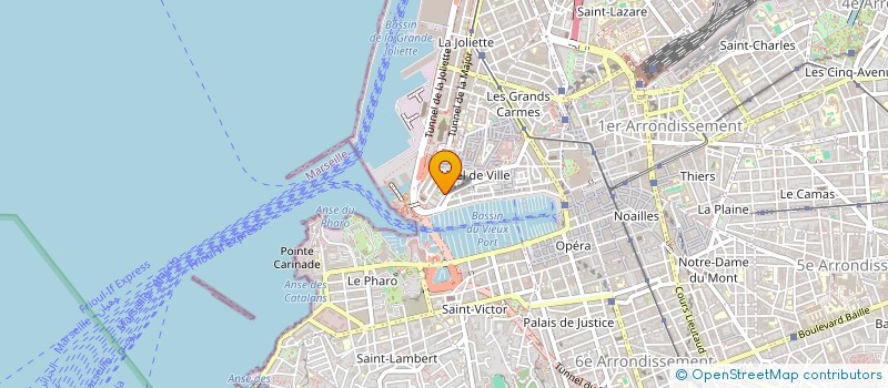 localisation de l'entreprise ASSOCIATION DES COMBATTANTS ET CITOYENS DES 2EME ET 3EME ARRONDISSEMENTS DE MARSEILLE  MARSEILLE