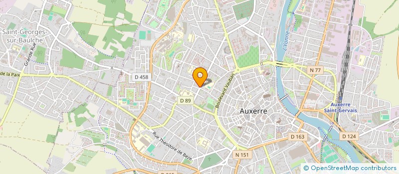 localisation de l'entreprise ASSOCIATION DES COMBATTANTS PRISONNIERS DE GUERRE DE L'YONNE à AUXERRE
