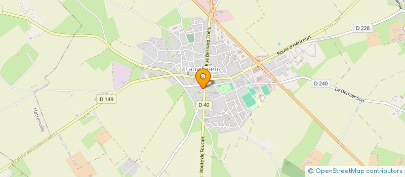 localisation de l'entreprise ASSOCIATION DES COMBATTANTS PRISONNIERS DE GUERRE ET COMBATTANTS D'ALGERIE, TUNISIE ET MAROC DE COEUR DE CAUX  TERRES-DE-CAUX