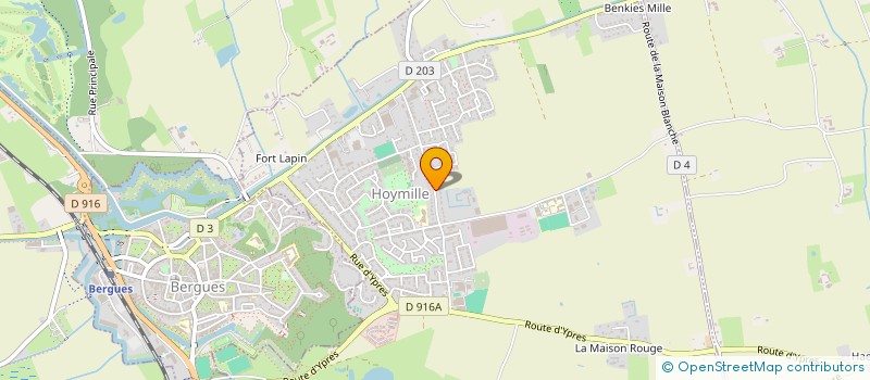 localisation de l'entreprise ASSOCIATION DES COMBATTANTS PRISONNIERS DE GUERRE ET DES COMBATTANTS D'ALGERIE TUNISIE MAROC ET TOE DE HOYMILLE  HOYMILLE