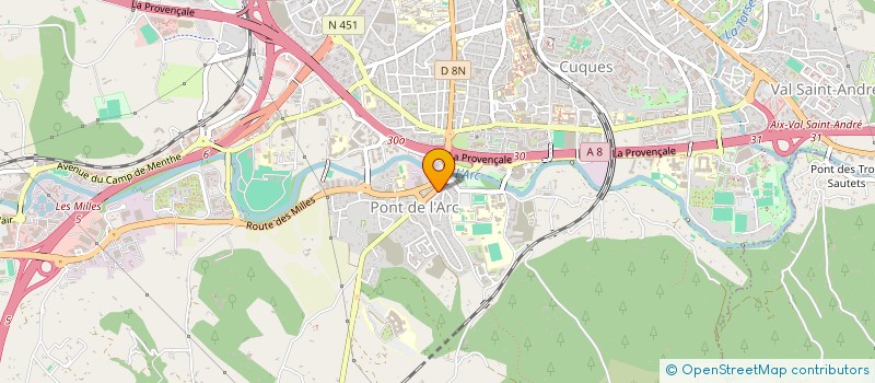 localisation de l'entreprise ASSOCIATION DES COMMERCANTS - 13320 BOUC-BEL-AIR (ACBBA 13320) à AIX-EN-PROVENCE