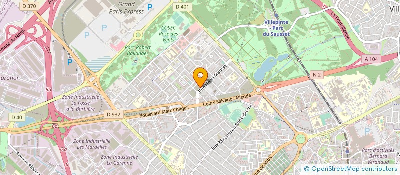 localisation de l'entreprise ASSOCIATION DES COMMERCANTS à AULNAY-SOUS-BOIS