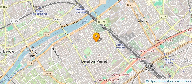 localisation de l'entreprise ASSOCIATION DES COMMERCANTS ACCUEILLANTS - ACA à LEVALLOIS-PERRET