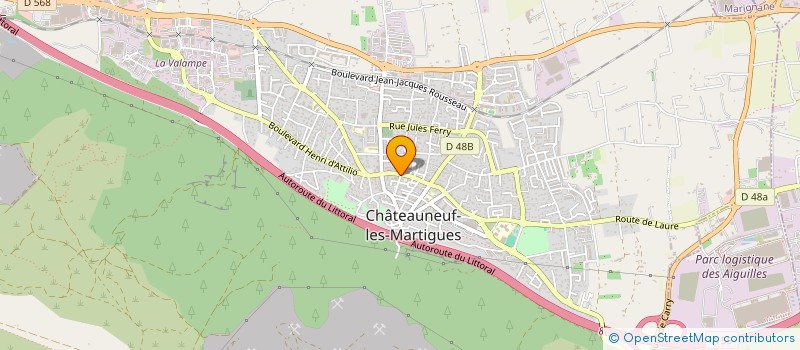 localisation de l'entreprise ASSOCIATION DES COMMERCANTS ARTISANS ENTREPRISES PROFESSIONS LIBERALES DE CHATEAUNEUF LES MARTIGUES LA MEDE à CHATEAUNEUF-LES-MARTIGUES