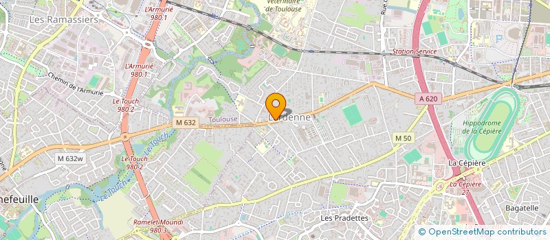 localisation de l'entreprise ASSOCIATION DES COMMERCANTS ARTISANS ET PROFESSIONS LIBERALES DU QUARTIER DE LARDENNE : LARDENNE ACTIF à TOULOUSE