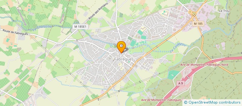 localisation de l'entreprise ASSOCIATION DES COMMERCANTS ARTISANS PROFESSIONS LIBERALES ET SYMPATHISANTS DE FABREGUES L ' A C A L F  FABREGUES