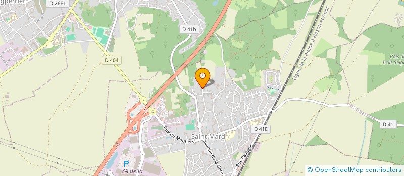 localisation de l'entreprise ASSOCIATION DES COMMERCANTS, ARTISANTS ET ENTREPRENEUR DE LA VILLE DE SAINT MARD  SAINT-MARD