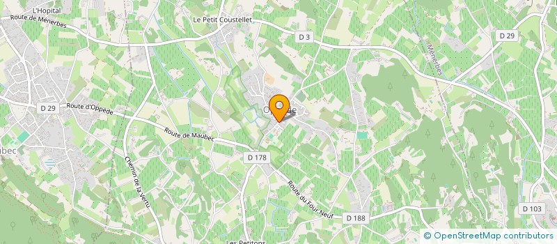 localisation de l'entreprise ASSOCIATION DES COMMERCANTS D OPPEDE  OPPEDE