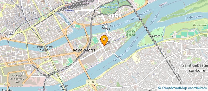 localisation de l'entreprise ASSOCIATION DES COMMERCANTS DE LA GALARNE à NANTES
