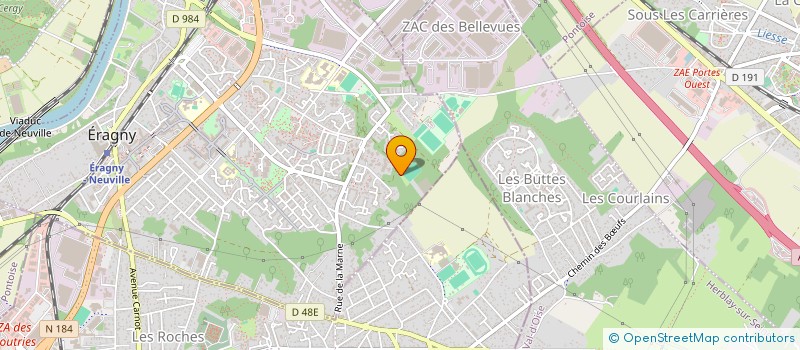 localisation de l'entreprise ASSOCIATION DES COMMERCANTS DE LA VILLE D'ERAGNY  ERAGNY