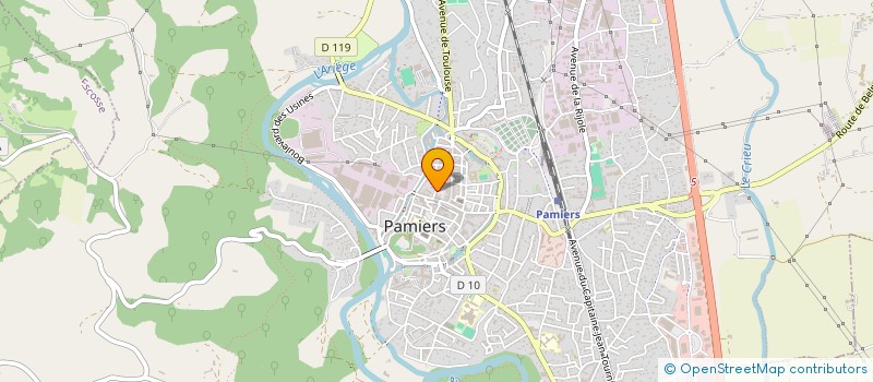 localisation de l'entreprise ASSOCIATION DES COMMERCANTS DE PAMIERS à PAMIERS