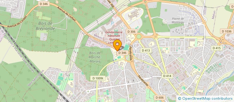 localisation de l'entreprise ASSOCIATION DES COMMERCANTS DE PLEIN CIEL  LE MEE-SUR-SEINE