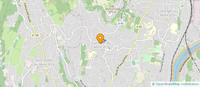 localisation de l'entreprise ASSOCIATION DES COMMERCANTS DE SAINT-CYR AU MONT D'OR (ACSC)  SAINT-CYR-AU-MONT-D'OR