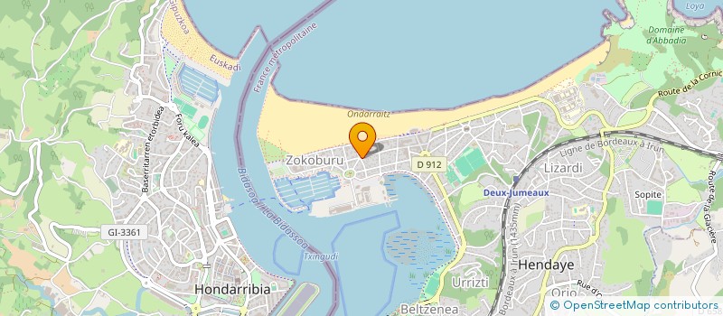 localisation de l'entreprise ASSOCIATION DES COMMERCANTS DE SOKOBURU (ACS)  HENDAYE