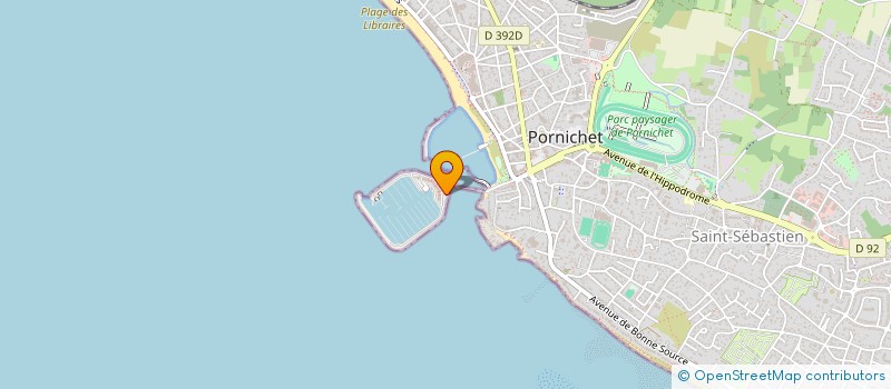 localisation de l'entreprise ASSOCIATION DES COMMERCANTS DES PORTS DE PORNICHET  PORNICHET