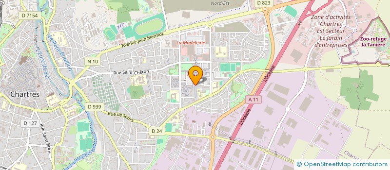 localisation de l'entreprise ASSOCIATION DES COMMERCANTS DU MAIL  CHARTRES