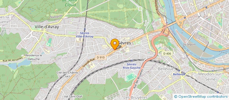localisation de l'entreprise ASSOCIATION DES COMMERCANTS DU MARCHE ST ROMAIN DE SEVRES à SEVRES