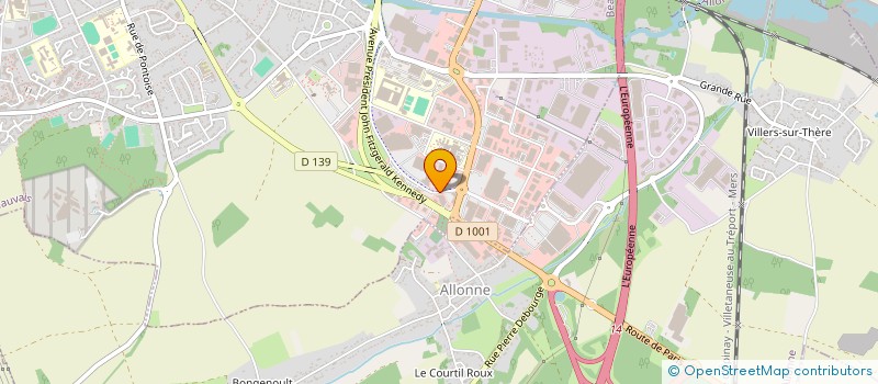 localisation de l'entreprise ASSOCIATION DES COMMERCANTS DU SUD DE BEAUVAIS  BEAUVAIS