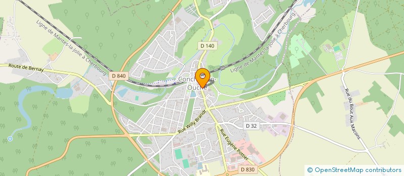 localisation de l'entreprise ASSOCIATION DES COMMERCANTS DYNAMIQUES DE CONCHES  CONCHES-EN-OUCHE