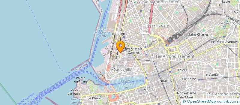 localisation de l'entreprise ASSOCIATION DES COMMERCANTS ES DOCKS à MARSEILLE