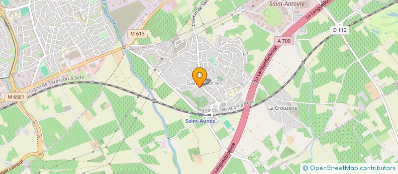 localisation de l'entreprise ASSOCIATION DES COMMERCANTS ET ARTISANS COEUR DE SAINT AUNES  SAINT-AUNES