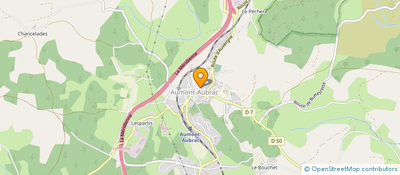 localisation de l'entreprise ASSOCIATION DES COMMERCANTS ET ARTISANS D'AUMONT-AUBRAC à PEYRE EN AUBRAC