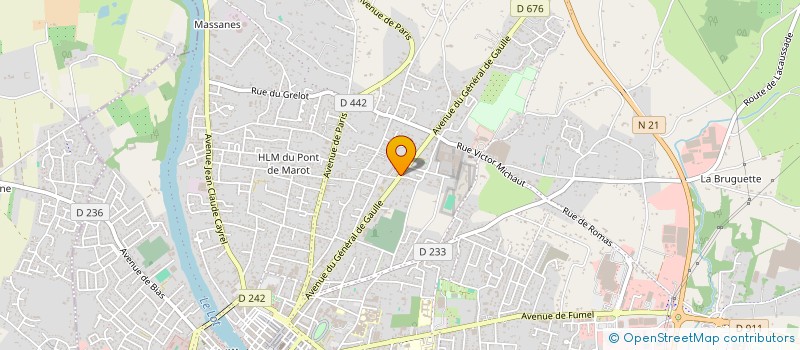 localisation de l'entreprise ASSOCIATION DES COMMERCANTS ET ARTISANS D'EYSSES  VILLENEUVE-SUR-LOT