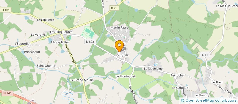 localisation de l'entreprise ASSOCIATION DES COMMERCANTS ET ARTISANS D ORADOUR SUR GLANE à ORADOUR-SUR-GLANE