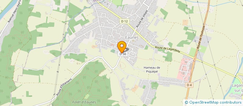 localisation de l'entreprise ASSOCIATION DES COMMERCANTS ET ARTISANS DE EAUNES  EAUNES