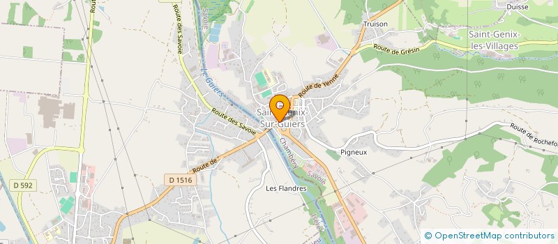 localisation de l'entreprise ASSOCIATION DES COMMERCANTS ET ARTISANS DE SAINT-GENIX-LES-VILLAGES  SAINT-GENIX-LES-VILLAGES