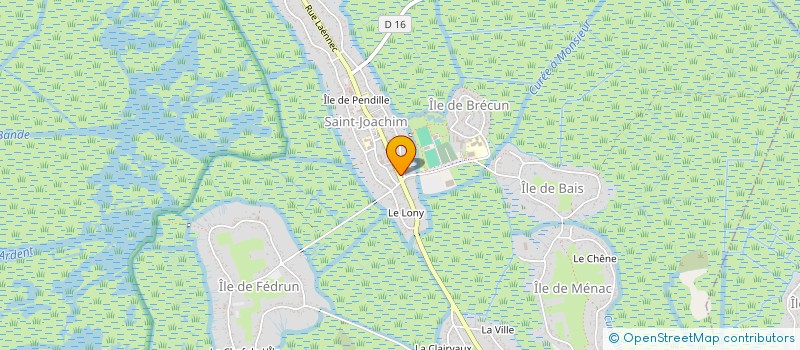 localisation de l'entreprise ASSOCIATION DES COMMERCANTS ET ARTISANS DE SAINT-JOACHIM  SAINT-JOACHIM