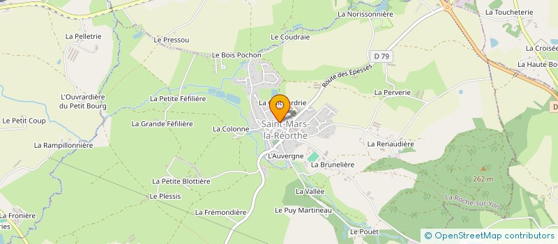 localisation de l'entreprise ASSOCIATION DES COMMERCANTS ET ARTISANS DE SAINT MARS LA REORTHE à SAINT-MARS-LA-REORTHE