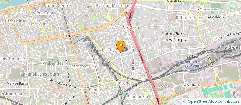 localisation de l'entreprise ASSOCIATION DES COMMERCANTS ET ARTISANS DE TOURS VELPEAU à TOURS