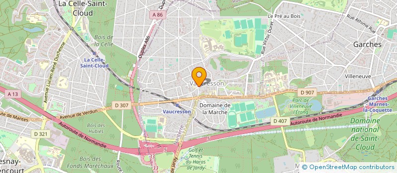 localisation de l'entreprise ASSOCIATION DES COMMERCANTS ET ARTISANS DE VAUCRESSON  VAUCRESSON