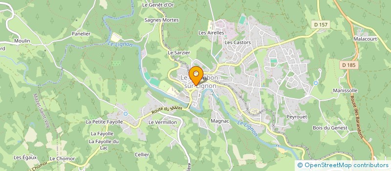 localisation de l'entreprise ASSOCIATION DES COMMERCANTS ET ARTISANS DU CHAMBON SUR LIGNON à LE CHAMBON-SUR-LIGNON