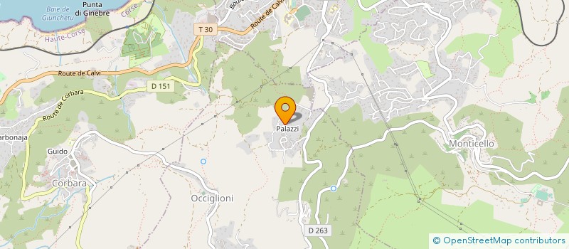 localisation de l'entreprise ASSOCIATION DES COMMERCANTS ET ARTISANTS DE L'ILE ROUSSE ET DE LA BALAGNE à SANTA-REPARATA-DI-BALAGNA