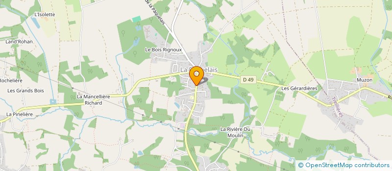 localisation de l'entreprise ASSOCIATION DES COMMERCANTS ET ARTISANTS DU VILLAGE DE LA PAQUELAIS à VIGNEUX-DE-BRETAGNE