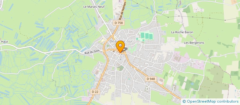 localisation de l'entreprise ASSOCIATION DES COMMERCANTS ET DES ARTISANS BELVERINS  BEAUVOIR-SUR-MER