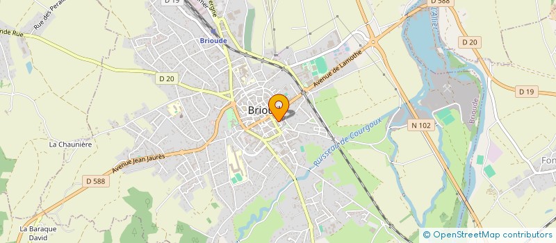 localisation de l'entreprise ASSOCIATION DES COMMERCANTS NON-SEDENTAIRES DE BRIOUDE  BRIOUDE
