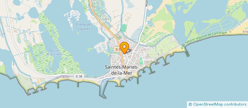 localisation de l'entreprise ASSOCIATION DES COMMERCANTS SAINTOIS  SAINTES-MARIES-DE-LA-MER