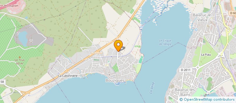 localisation de l'entreprise ASSOCIATION DES COMMERCES ET ENTREPRISES DE BOUZIGUES ( ACEB )  BOUZIGUES