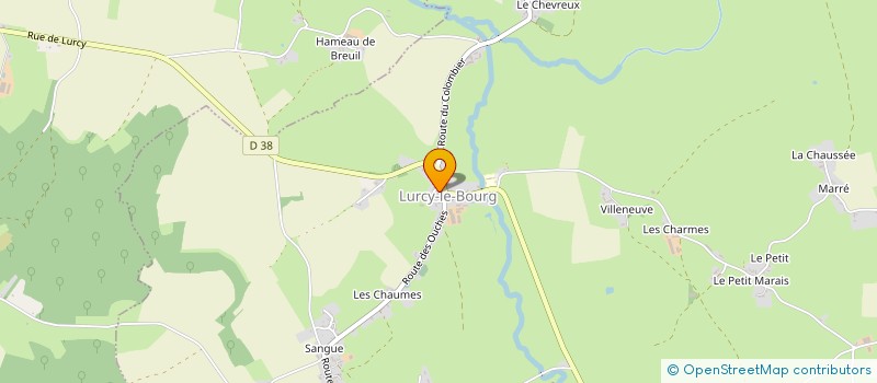 localisation de l'entreprise ASSOCIATION DES COMMUNES FORESTIERES DE LA NIEVRE à GIRY