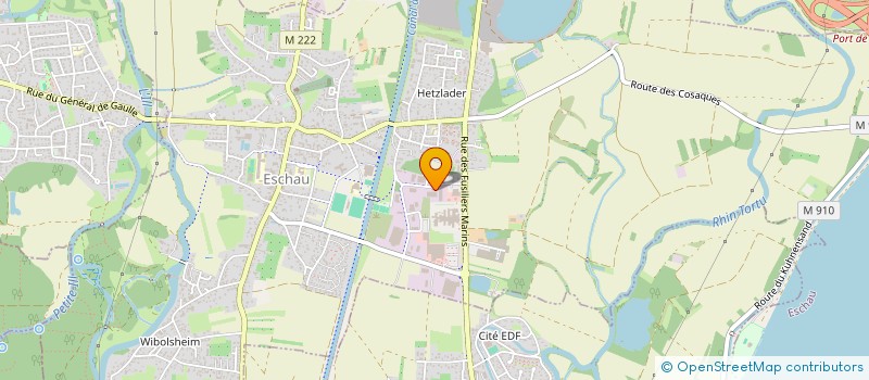 localisation de l'entreprise ASSOCIATION DES COMPAGNONS MUHLEISEN  ESCHAU